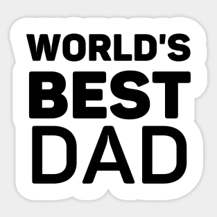 World's Best Dad Gift Sticker